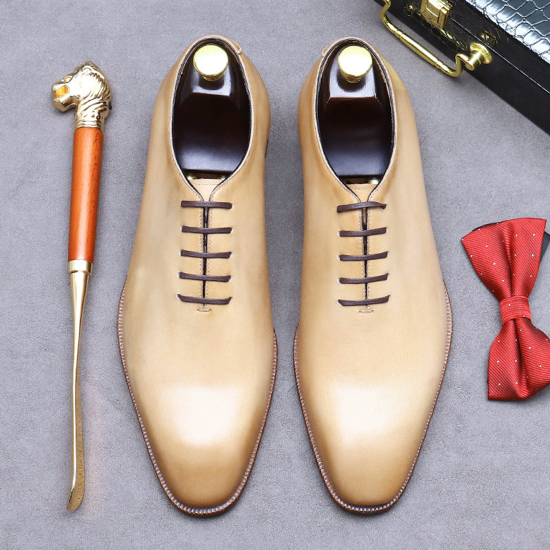 Plus Size Business Handmade Oxford Shoes